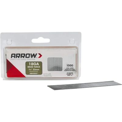 Arrow BN1820 Chiodi 32mm 18g - Chiodi per spillatori Arrow BN1820 Chiodi 32mm 18g - Chiodi per spillatori