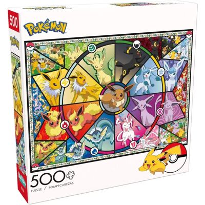 Buffalo Games - Vidrio Templado de Eevee 500 Piezas - Rompecabezas Buffalo Games - Vidrio Templado de Eevee 500 Piezas - Rompecabezas