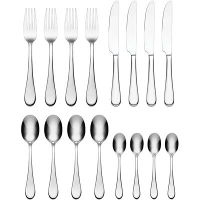 Oneida Icarus 16 Piece Cutlery Set - Stainless Steel, Rust Resistant Oneida Icarus 16 Piece Cutlery Set - Stainless Steel, Rust Resistant