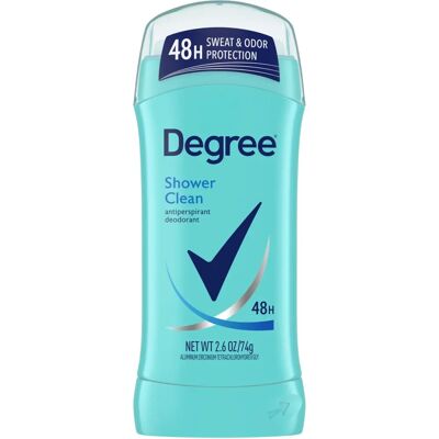 Déodorant Degree Shower Clean - Femmes, 2.6 oz - Publicité Déodorant Degree Shower Clean - Femmes, 2.6 oz - Publicité