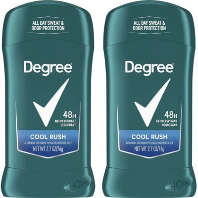 Degree Men Cool Rush Déodorant Antitranspirant - 48H - Publicité Degree Men Cool Rush Déodorant Antitranspirant - 48H - Publicité