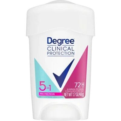 Degree - Clinical Protection - 5 in 1 - Soft Solid - Antiperspirant - Publicité Degree - Clinical Protection - 5 in 1 - Soft Solid - Antiperspirant - Publicité