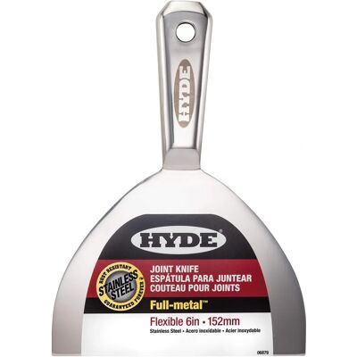 HYDE TOOLS Hyde Couteau de joint en acier inoxydable - 152mm / 6" - Publicité HYDE TOOLS Hyde Couteau de joint en acier inoxydable - 152mm / 6" - Publicité