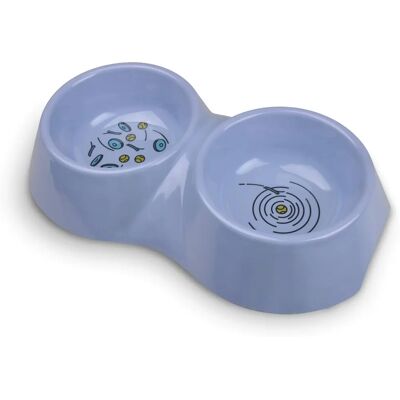 Van Ness Plastics EcoWare Bambus Dubbla Skål för Hundar - Blandat - 32 Oz Van Ness Plastics EcoWare Bambus Dubbla Skål för Hundar - Blandat - 32 Oz