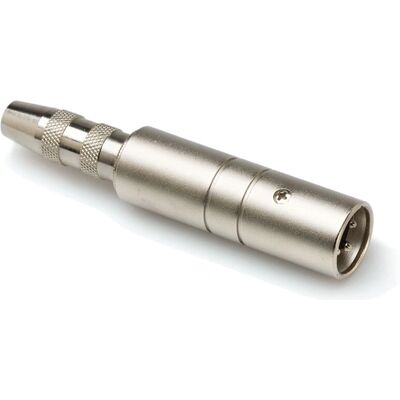 HOSA MIT-129 Impedance Transformer - 1/4" TS to XLR3M, Silver HOSA MIT-129 Impedance Transformer - 1/4" TS to XLR3M, Silver
