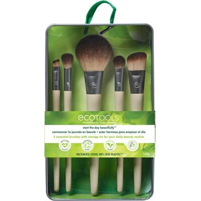 Set di Pennelli per il Trucco in Bambù EcoTools - Ecologico, Cruelty-Free - 5 pezzi Set di Pennelli per il Trucco in Bambù EcoTools - Ecologico, Cruelty-Free - 5 pezzi