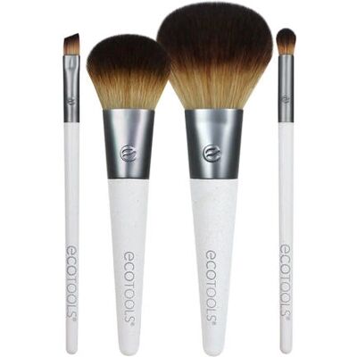 Zestaw Pędzli do Makijażu w Podróży EcoTools - Twarz i Oczy Zestaw Pędzli do Makijażu w Podróży EcoTools - Twarz i Oczy