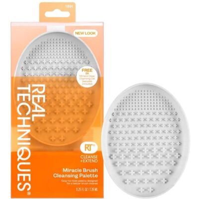 Real Techniques Bürstenreinigungs-Palette - Hochleistungs-Silikon Make-up Pinselreiniger Real Techniques Bürstenreinigungs-Palette - Hochleistungs-Silikon Make-up Pinselreiniger