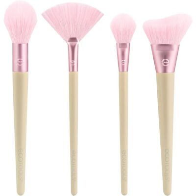 EcoTools EcoTools Elements Air Wind-kissed Finish Set 4 Stück für Damen - Make-up Pinsel-Set EcoTools EcoTools Elements Air Wind-kissed Finish Set 4 Stück für Damen - Make-up Pinsel-Set