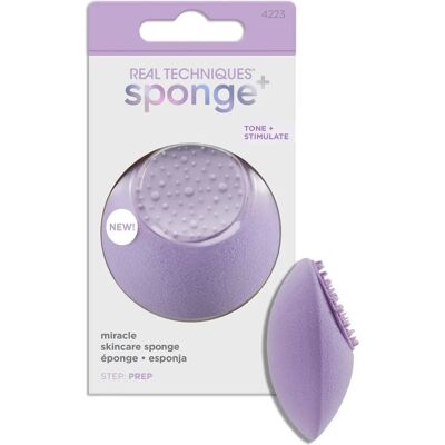 Real Techniques Miracle Skincare Sponge - Vegan Unisex Cleansing Tool Real Techniques Miracle Skincare Sponge - Vegan Unisex Cleansing Tool