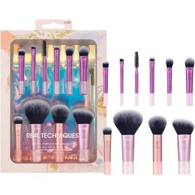 Set de brochas de viaje Real Techniques Fantasy - Brochas de maquillaje Set de brochas de viaje Real Techniques Fantasy - Brochas de maquillaje