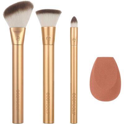 EcoTools Precious Metals Gezichtscontour & Sculpt Set - Make-up Kwasten EcoTools Precious Metals Gezichtscontour & Sculpt Set - Make-up Kwasten