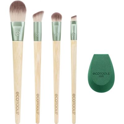 EcoTools EcoTools Dash of Glow - Ensemble de 5 pinceaux de maquillage - Édition limitée EcoTools EcoTools Dash of Glow - Ensemble de 5 pinceaux de maquillage - Édition limitée
