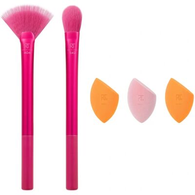 Real Techniques Starlite Nights Brush & Sponge Set - Makeup Tools Real Techniques Starlite Nights Brush & Sponge Set - Makeup Tools