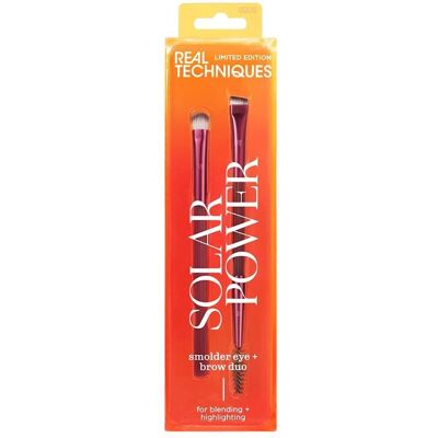 Real Techniques - Solar Power Smolder Eye + Brow Duo - Set pentru ochi și sprâncene Real Techniques - Solar Power Smolder Eye + Brow Duo - Set pentru ochi și sprâncene