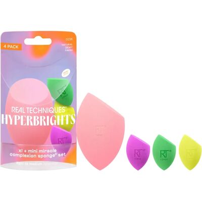 Real Techniques Hyperbrights Mini Miracle Set - Set de Bureți de Machiaj Real Techniques Hyperbrights Mini Miracle Set - Set de Bureți de Machiaj