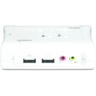 Trendnet TK-209K 2 portos USB KVM kapcsoló - Hanggal Trendnet TK-209K 2 portos USB KVM kapcsoló - Hanggal
