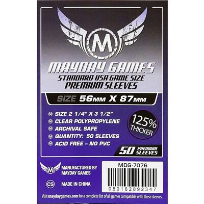 Mayday Games Purple 50 Sleeves - Sleeves Mayday Games Purple 50 Sleeves - Sleeves