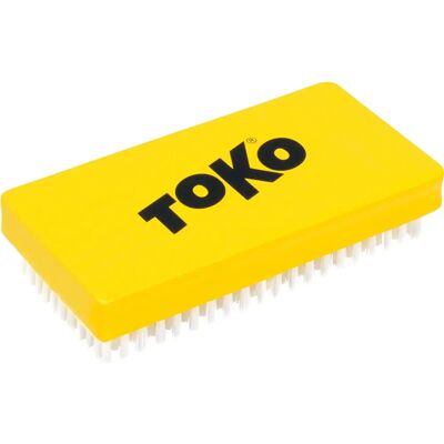 Toko Nylon basborste - Skivaxverktyg - Vit, Gul Toko Nylon basborste - Skivaxverktyg - Vit, Gul