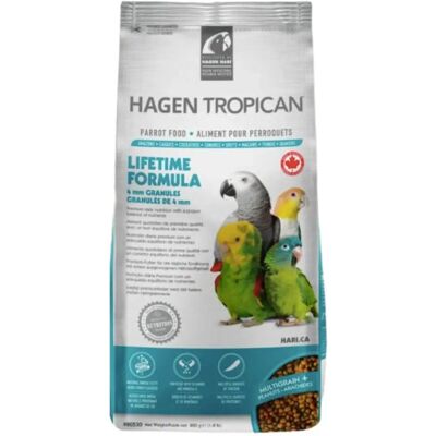 Tropican Papegojor - Underhåll, Granulat & Pinnar, 820g Tropican Papegojor - Underhåll, Granulat & Pinnar, 820g