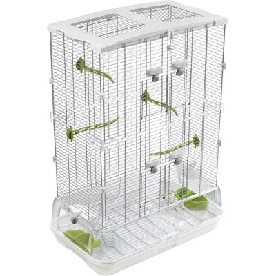 Vision Vision Cage M02 - Cage pour oiseaux, Blanc/Vert, 61x38x88cm - Publicité Vision Vision Cage M02 - Cage pour oiseaux, Blanc/Vert, 61x38x88cm - Publicité
