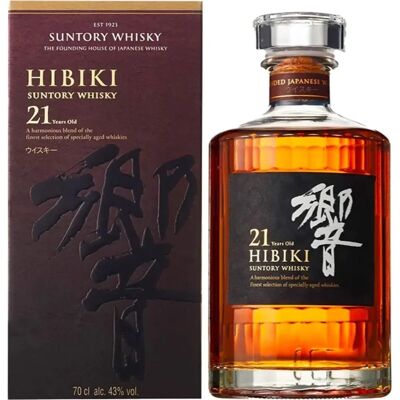 Whisky Japonais Hibiki 21 Ans - Suntory - Coffret Cadeau - Publicité Whisky Japonais Hibiki 21 Ans - Suntory - Coffret Cadeau - Publicité