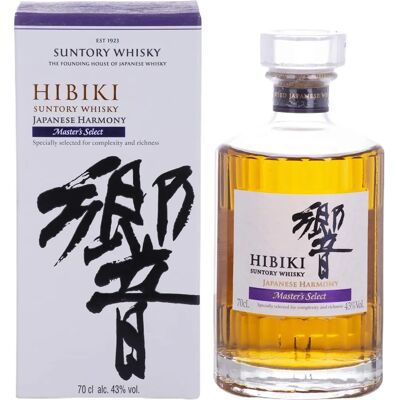 Suntory Hibiki Harmony Master's Select - Whisky japonais - 43% - 0,7L - Publicité Suntory Hibiki Harmony Master's Select - Whisky japonais - 43% - 0,7L - Publicité