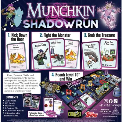 Steve Jackson Games Munchkin: Shadowrun Kaartspel Steve Jackson Games Munchkin: Shadowrun Kaartspel