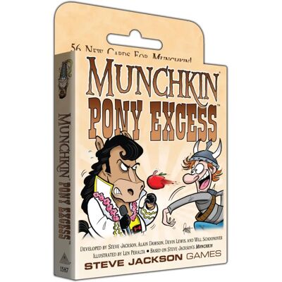 Munchkin Pony Excess - Gioco di carte di Steve Jackson Games Munchkin Pony Excess - Gioco di carte di Steve Jackson Games