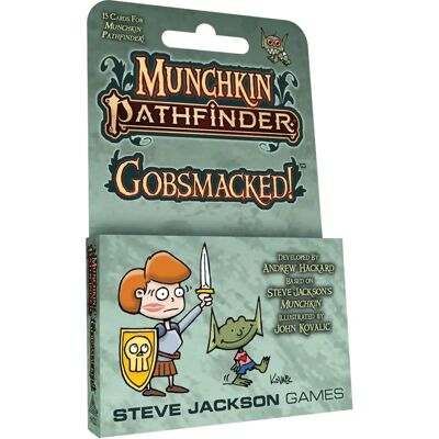Steve Jackson Games Munchkin Pathfinder Gobsmacked - Jeu de cartes Steve Jackson Games Munchkin Pathfinder Gobsmacked - Jeu de cartes