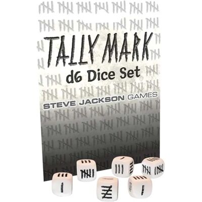 Steve Jackson Games Tally Mark D6 Kocka - RPG Társasjáték Kiegészítők Steve Jackson Games Tally Mark D6 Kocka - RPG Társasjáték Kiegészítők
