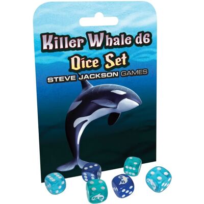 Ensemble de Dés Killer Whale D6 - Jeux de Rôle Steve Jackson Games Ensemble de Dés Killer Whale D6 - Jeux de Rôle Steve Jackson Games