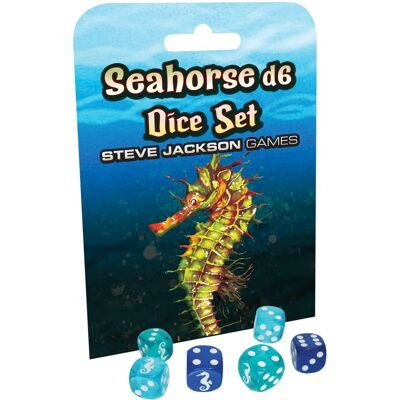 Steve Jackson Games Seahorse D6 Kockaszett - D6 Kockák - SJG-5900-08 Steve Jackson Games Seahorse D6 Kockaszett - D6 Kockák - SJG-5900-08