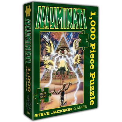 Steve Jackson Games Illuminati 1000 Darab Puzzle - Konspirációs Szimbólumok Steve Jackson Games Illuminati 1000 Darab Puzzle - Konspirációs Szimbólumok