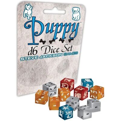 Ensemble de Dés Puppy D6 de Steve Jackson Games Ensemble de Dés Puppy D6 de Steve Jackson Games
