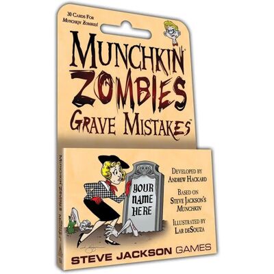 Steve Jackson Games Munchkin Zombies Grave Mistakes - Brettspiel - SJG-4266 Steve Jackson Games Munchkin Zombies Grave Mistakes - Brettspiel - SJG-4266