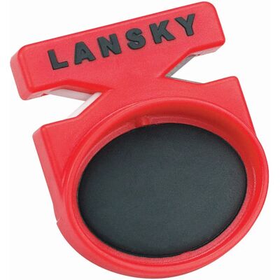 Lansky Taille-épée Rouge Compact - Affûte-couteaux - Publicité Lansky Taille-épée Rouge Compact - Affûte-couteaux - Publicité