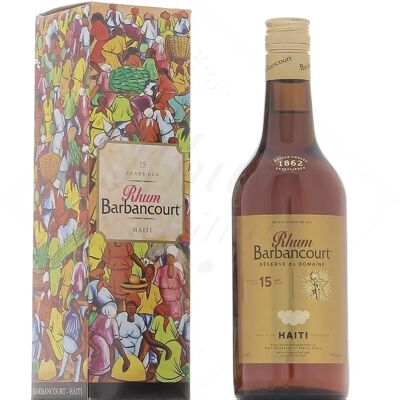 Rhum Barbancourt 15 Ans - Riche, Doux, Premium - Publicité Rhum Barbancourt 15 Ans - Riche, Doux, Premium - Publicité