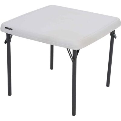 Mesa infantil plegable Lifetime - Acero y PEHD - 61x61cm - Uso exterior Mesa infantil plegable Lifetime - Acero y PEHD - 61x61cm - Uso exterior