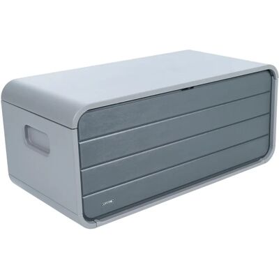 Cassapanca di stoccaggio Lifetime grigia HDPE 147x65x72cm Cassapanca di stoccaggio Lifetime grigia HDPE 147x65x72cm