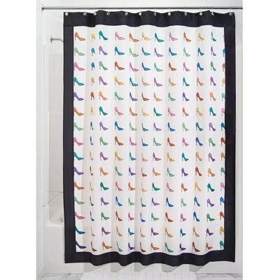 Tenda Doccia Impermeabile InterDesign - 180x200 cm - Divertente e Funzionale Tenda Doccia Impermeabile InterDesign - 180x200 cm - Divertente e Funzionale