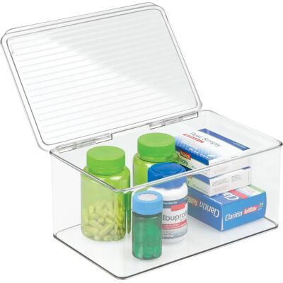 InterDesign Grande Kit di Pronto Soccorso Trasparente - Kit di pronto soccorso InterDesign Grande Kit di Pronto Soccorso Trasparente - Kit di pronto soccorso