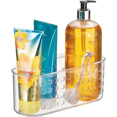 Organisateur de salle de bain générique - Plastique à séchage rapide, ventouses - Publicité Organisateur de salle de bain générique - Plastique à séchage rapide, ventouses - Publicité