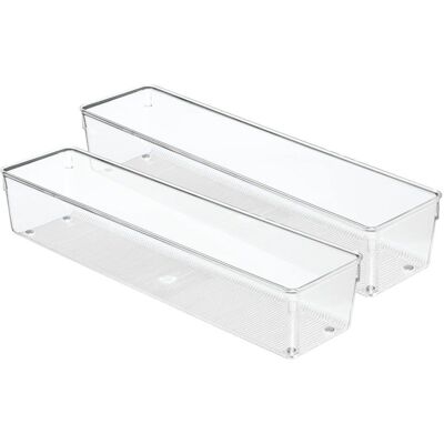 Organisateur de tiroir InterDesign iDesign Linus - Pack de 2 Organisateur de tiroir InterDesign iDesign Linus - Pack de 2