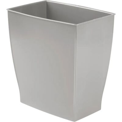 InterDesign Rechteckiger Spa-Mülleimer - 11L - Grau - Mülleimer InterDesign Rechteckiger Spa-Mülleimer - 11L - Grau - Mülleimer