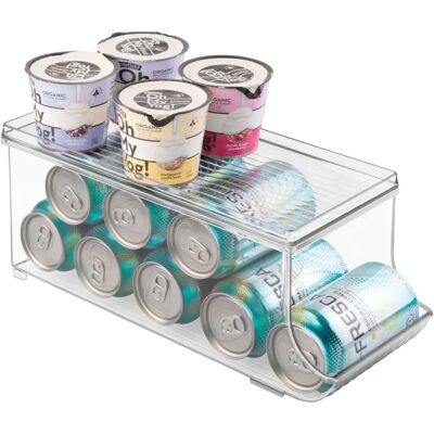 InterDesign 70938eu - Conteneur transparent pour canettes de boisson - Publicité InterDesign 70938eu - Conteneur transparent pour canettes de boisson - Publicité