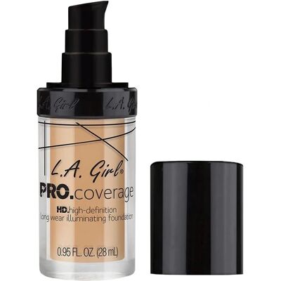 L.A. Girl PRO.Coverage HD Base Iluminadora de Larga Duración - Base Líquida L.A. Girl PRO.Coverage HD Base Iluminadora de Larga Duración - Base Líquida