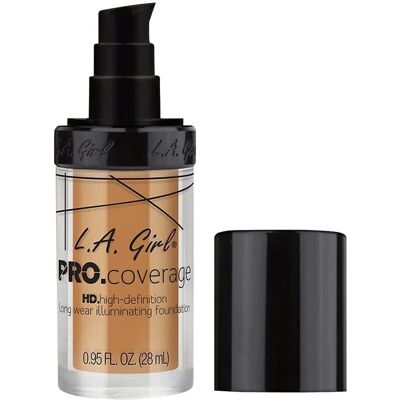 L.A. Girl PRO.Coverage HD Langanhaltende leuchtende Foundation - Hautähnliches Finish L.A. Girl PRO.Coverage HD Langanhaltende leuchtende Foundation - Hautähnliches Finish