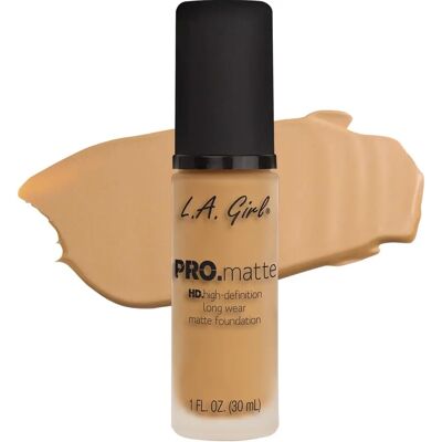 L.A. Girl Pro Matte HD Long Wear Foundation - Foundation L.A. Girl Pro Matte HD Long Wear Foundation - Foundation