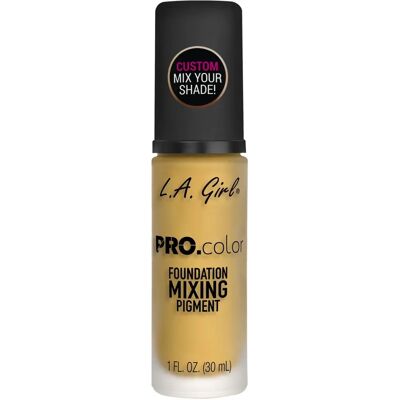 L.A. Girl Pro.color Foundation Mixing Pigment - Yellow - Foundation Pigment L.A. Girl Pro.color Foundation Mixing Pigment - Yellow - Foundation Pigment